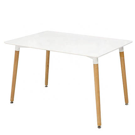 Стіл обідній ВЕЗУВІЙ MDF 120*80, білий, фото 1