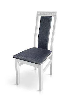 Стілець обідній Буковель (білий/МALMO 95), фото 1