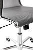 Стілець офісний Нетворк, PVC сітка сірий, фото 8