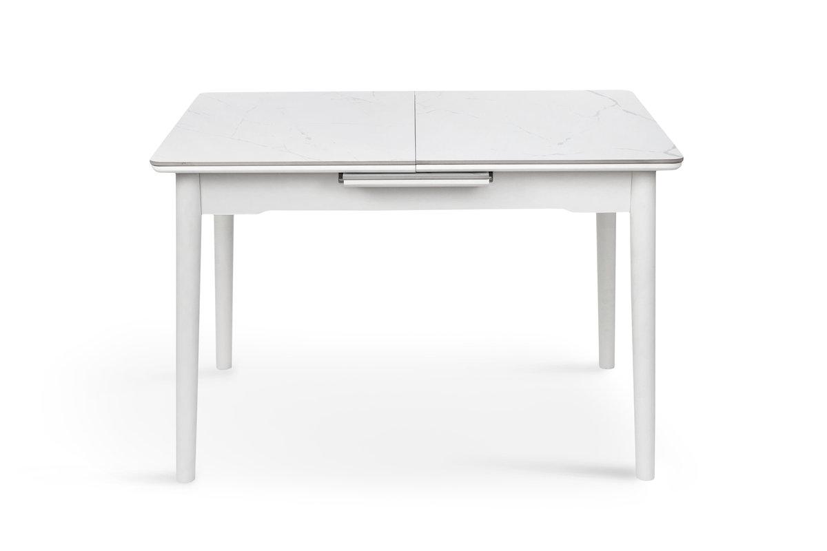 Стіл Нептун XS-1309, 110/140*75 білий/керам мрамор
