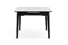 Стіл Нептун розкл, 95/125*70 чорний/керам бетон, фото 3