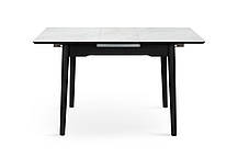 Стіл Нептун розкл, 95/125*70 чорний/керам бетон, фото 4