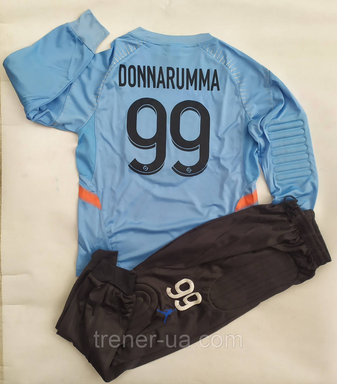 Воротарська форма PSG Donnarumma 99/форма голкіпера дитяча