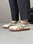 Жіночі кросівки та кеди Asics Onitsuka Tiger Tokuten весна-осінь-літо повсякденні (бежеві). Живе фото, фото 3