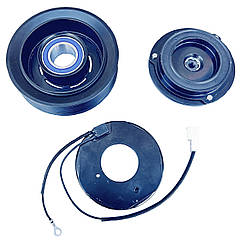 Муфта в зборі компресора Denso 10PA15C, PV8, 130 мм, 12В