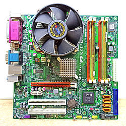 Комплект Socket 775 материнська плата Elitegroup G41T-M9 V1.0+ E5800+8GB DDR3+кулер