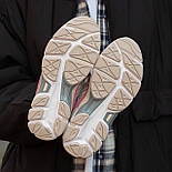 Жіночі кросівки Asics Gel Kahana 8 весна-осінь-літо у сітку повсякденні (білі з рожевим). Живе фото, фото 5