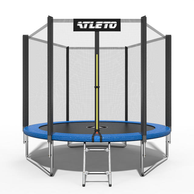 Дитячий батут Atleto 312 см з сіткою та драбинкою