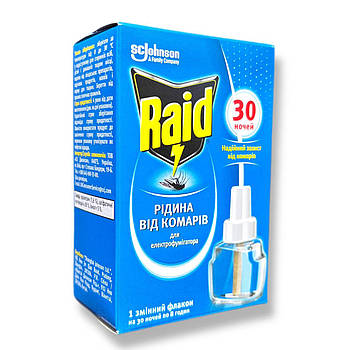 Рідина від комарів Рейд 30 ночей оригінал
