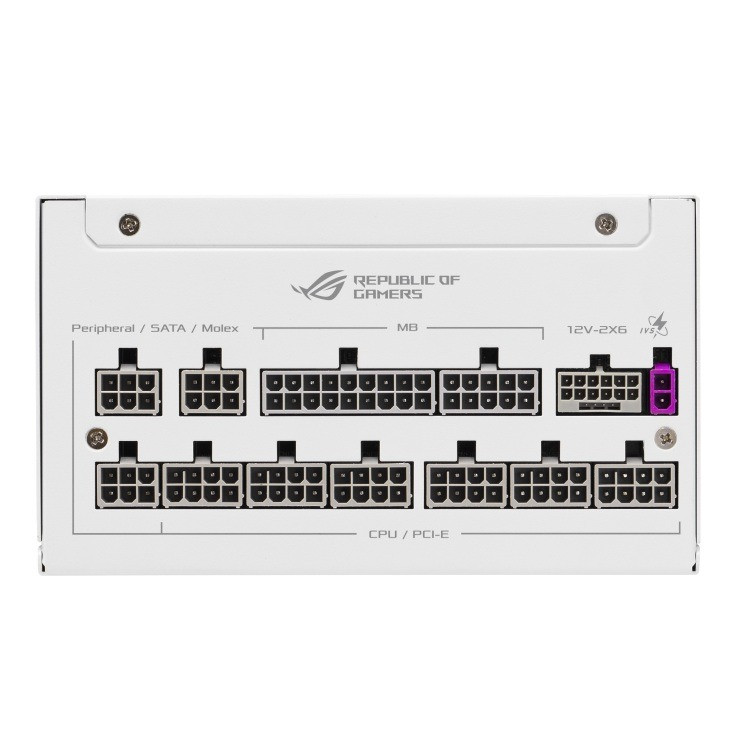 Блок живлення Asus ROG Strix 1000W Platinum White Edition (90YE00W4-B0NA00), фото 1