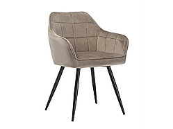 Стілець M-62 капучино велюр + чорний