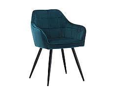 Стілець M-62 морська хвиля велюр + чорний