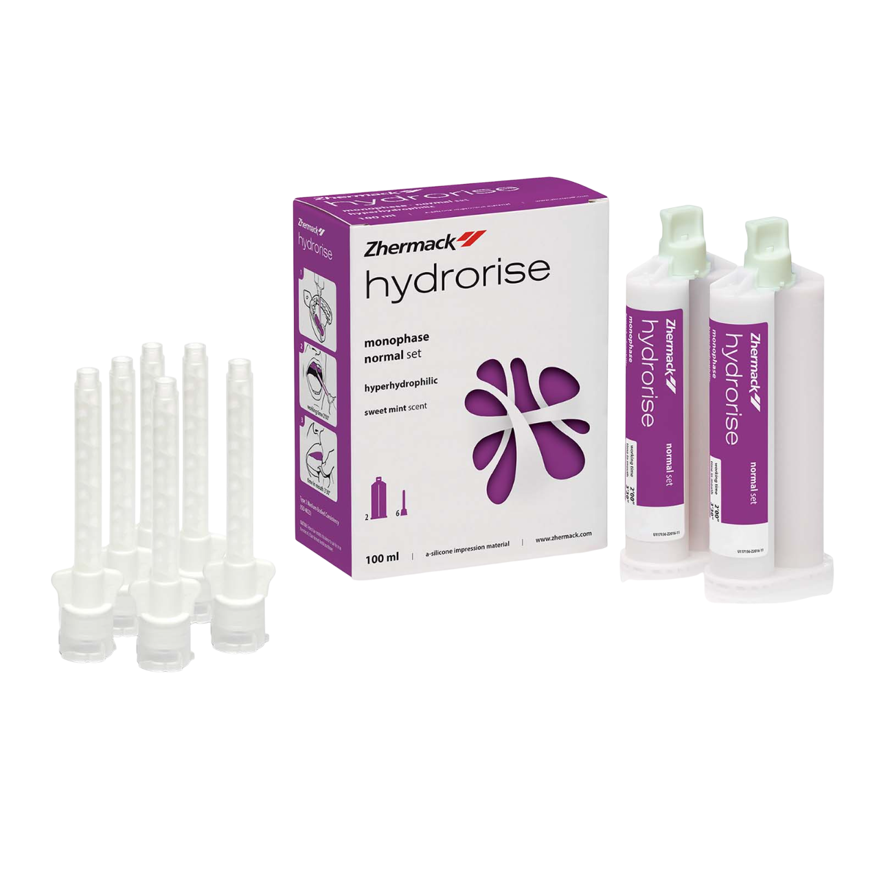 HYDRORISE MONOPHASE, Гідрорайз 2 картріджа по 50ml, А-силікон, фото 1