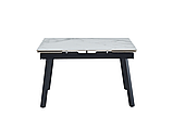 Керамічний стіл TM-88-1 вайт клауд + чорний, фото 4