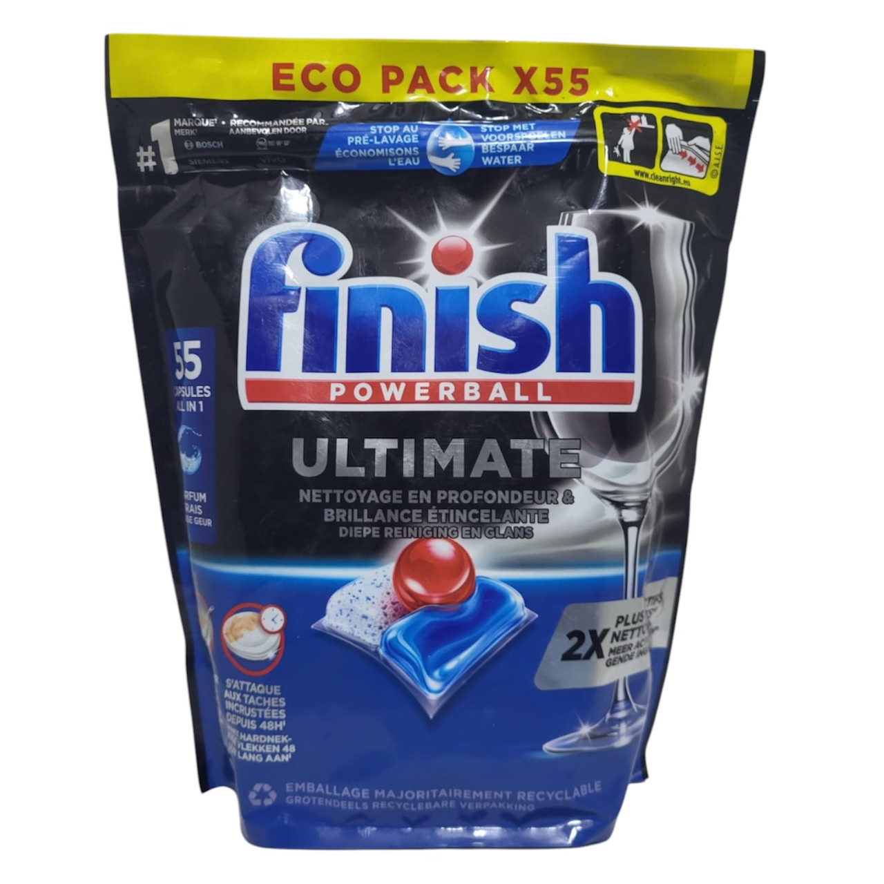 Таблетки Finish Quantum Ultimate для посудомийних машин 55 шт.