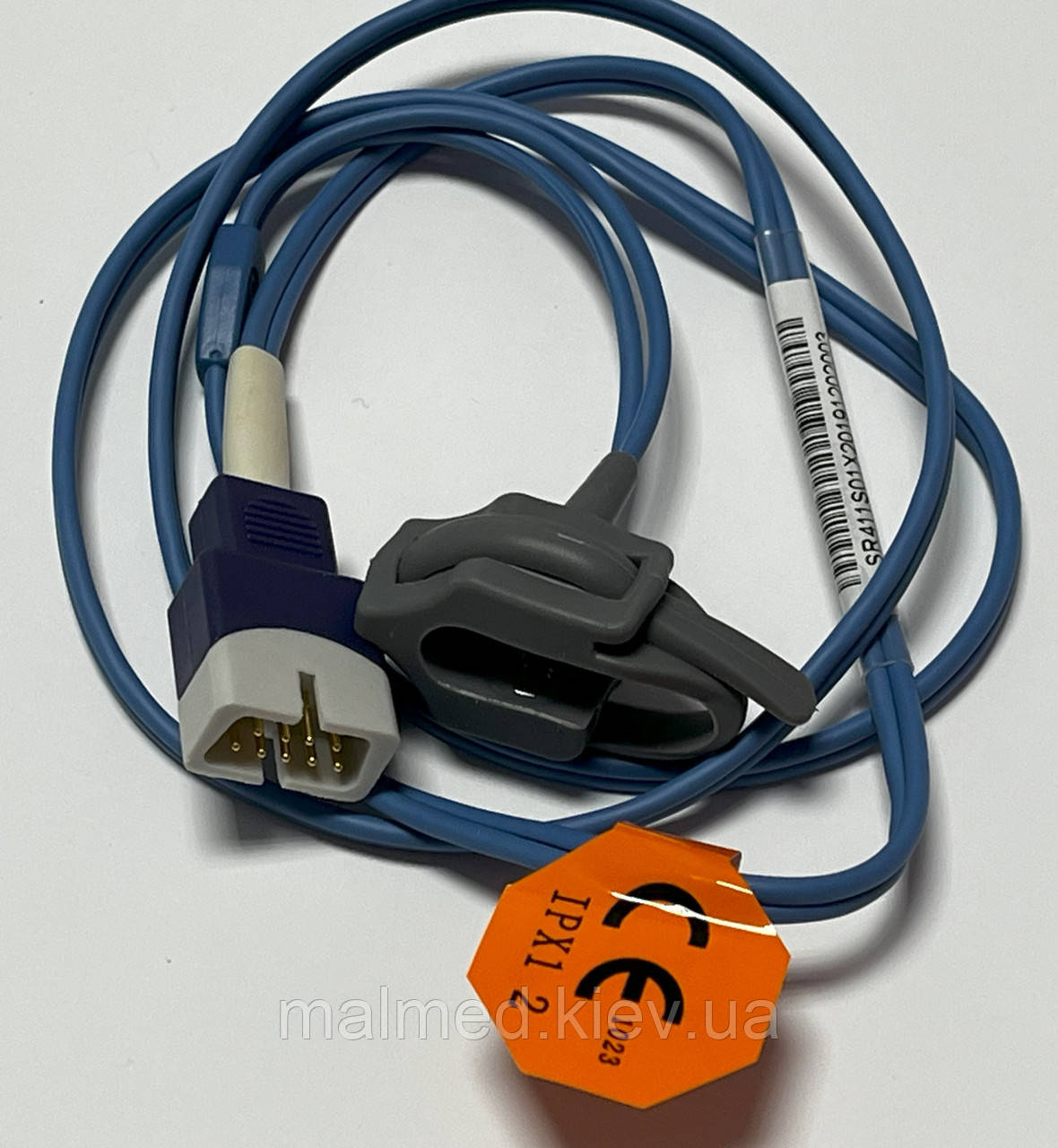 СпО2 датчик для моніторів фірми Mindray iMEC 10/12, uMEC 8/10/12, 1 м, дорослі пацієнти або неонатальний