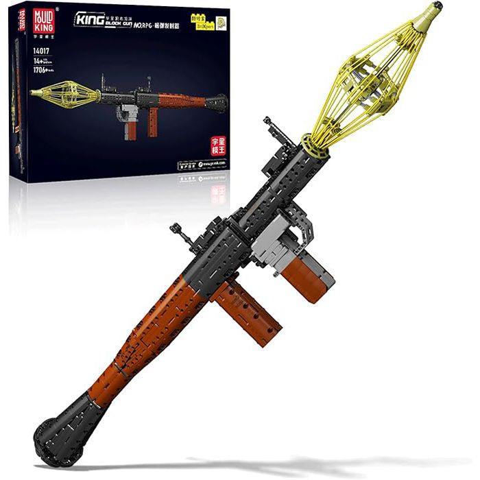 Гранатомет конструктор RPG-7 1706 деталей Mould King 14017