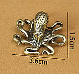 Восьминіг латунь фігурка, фото 4