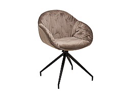 Стілець поворотний R-145 капучино + чорний