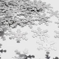 Сніжинка 2,5см к.срібло (+-25шт)