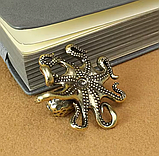 Восьминіг латунь фігурка, фото 3