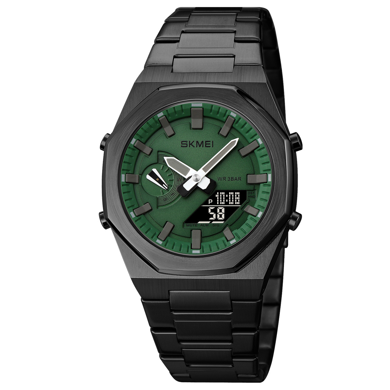 Годинник Скмеі 1816BKGNBK Black Green-Black