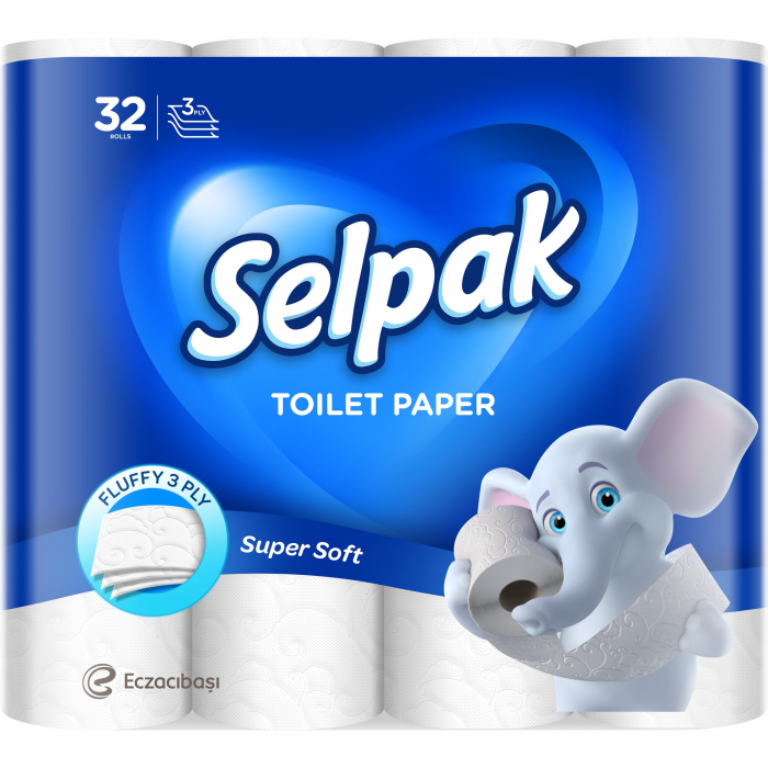 Туалетний папір Selpak, тришаровий (32шт.)