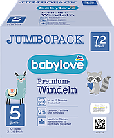 Підгузники Babylove Німеччина 5 (10-16кг) 72шт