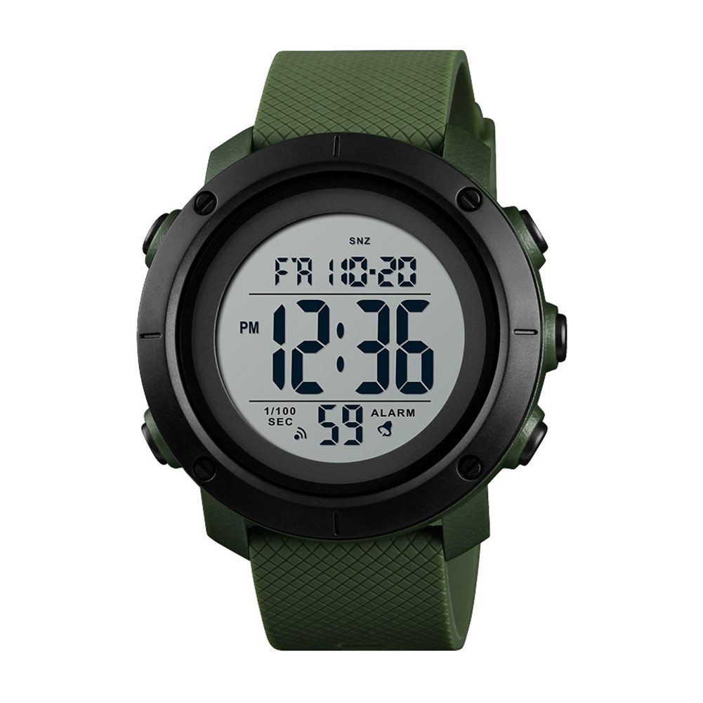 Годинник Скмеі 1434AGWT Army Green-White