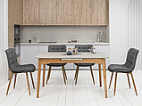 Керамічний стіл TM-89 травертин + дуб, фото 5