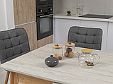 Керамічний стіл TM-89 травертин + дуб, фото 7