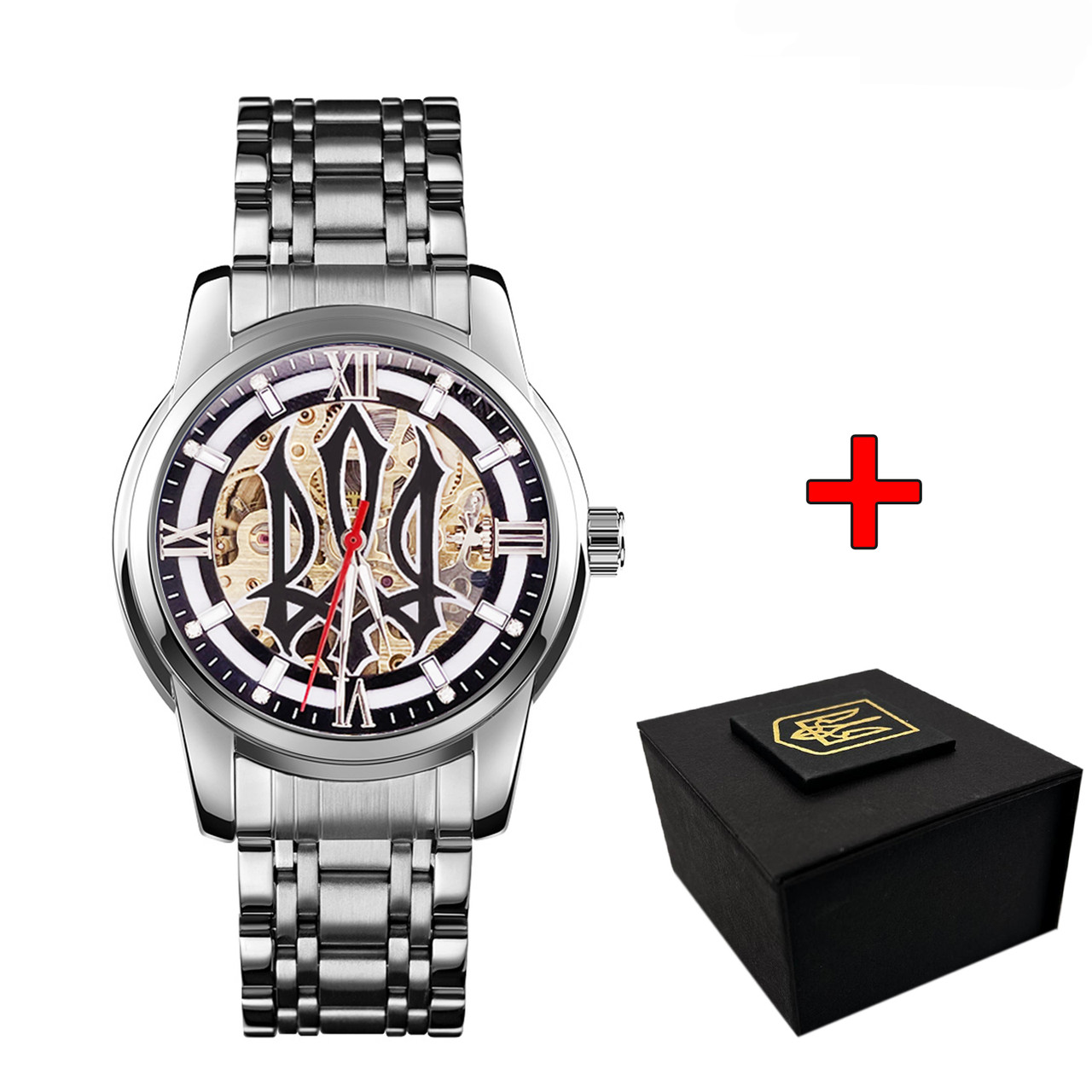 Годинник Патріот 025 Sharp Silver Black.