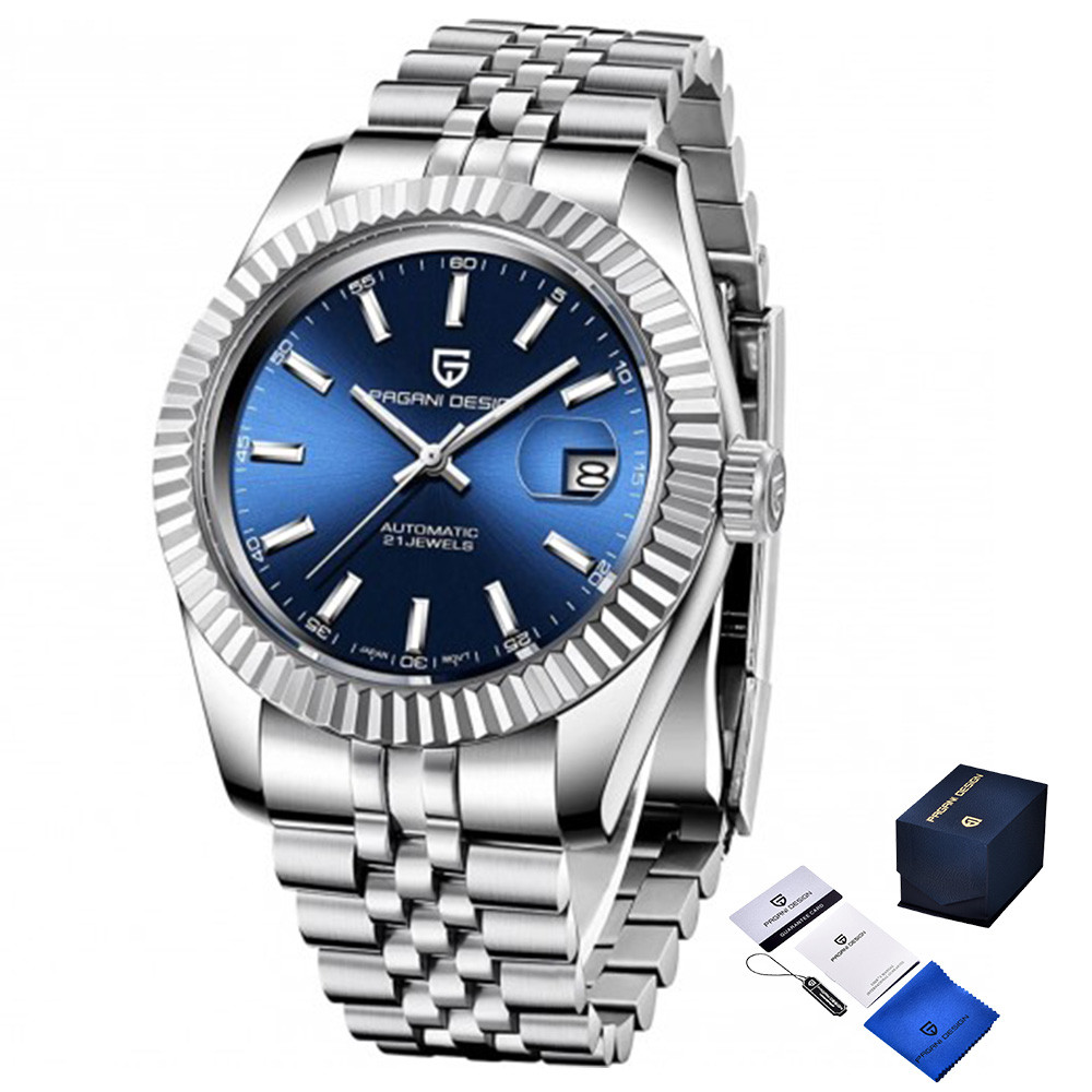 Годинник Пагані Дизайн PD-1645 Silver-Blue