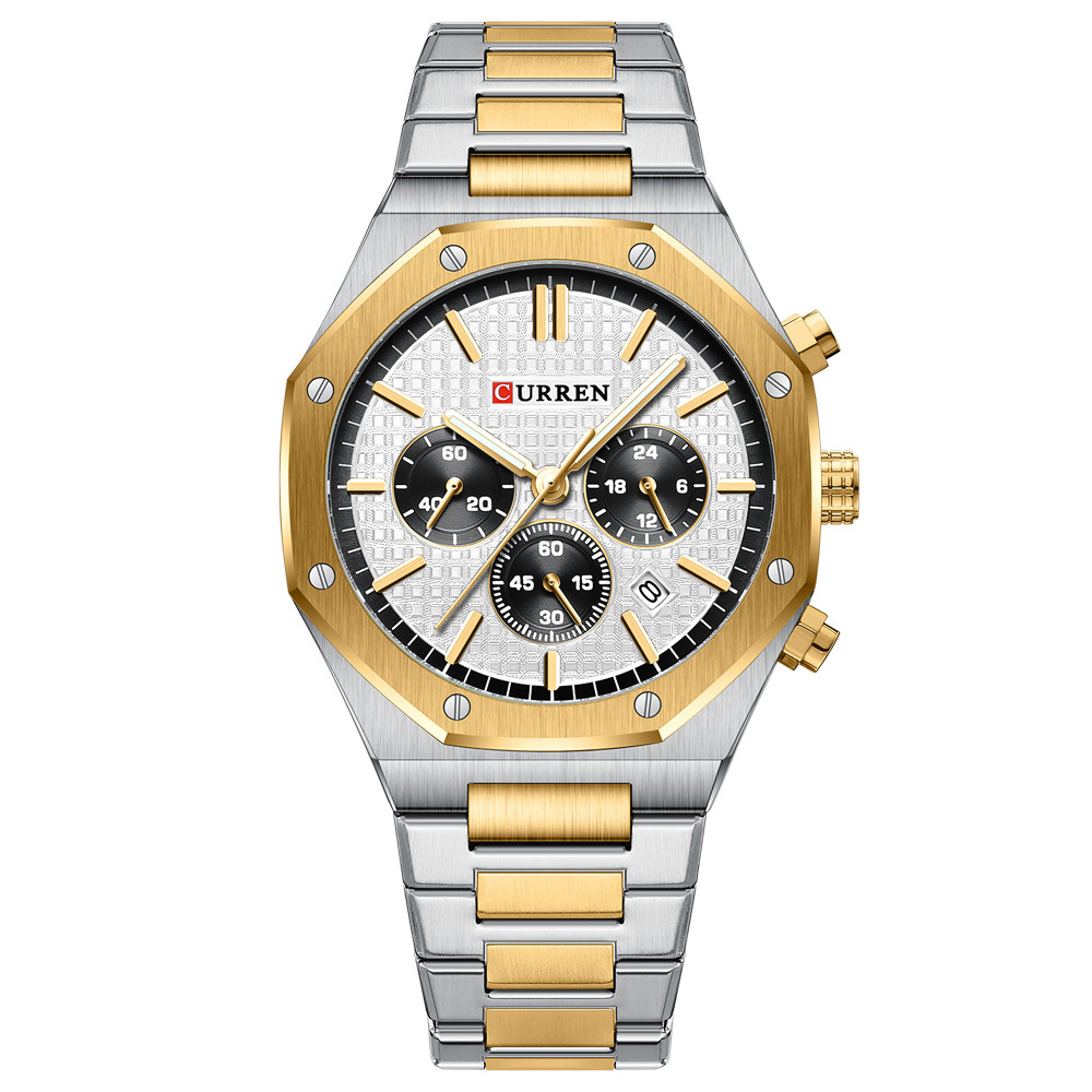 Годинник Куррен 8440 Silver-Gold-White