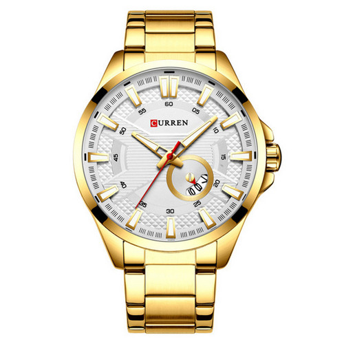 Годинник Куррен 8372 Gold-White