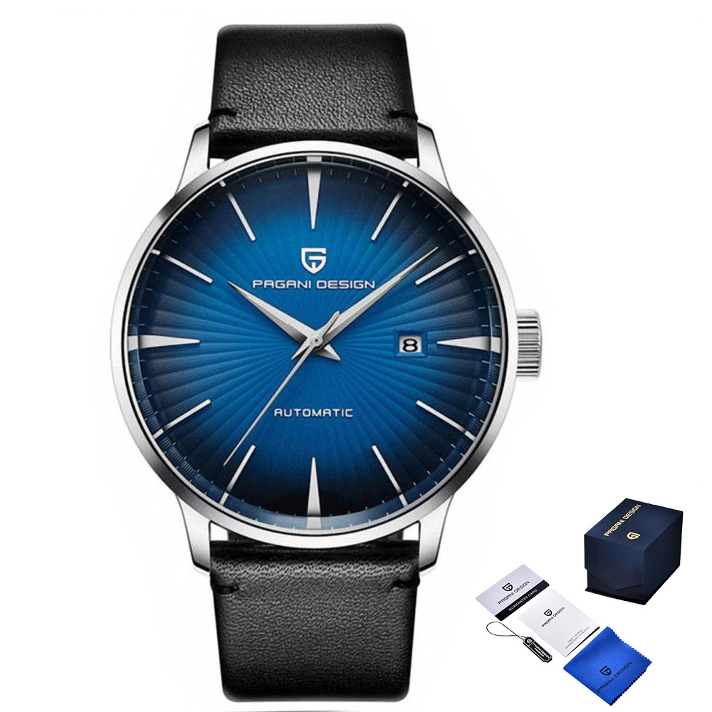 Годинник Пагані Дизайн PD-2770 Silver-Blue-Black