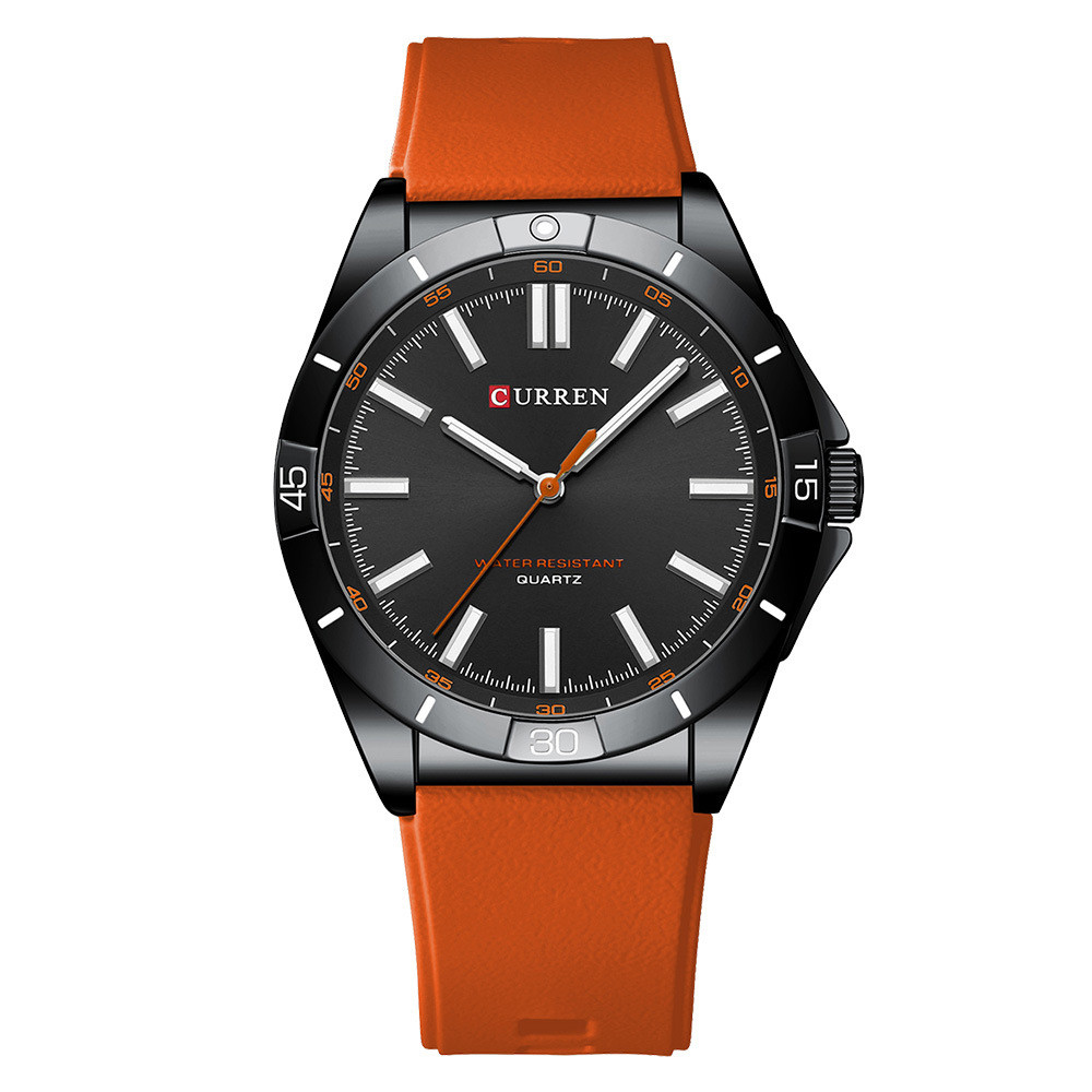 Годинник Куррен 8449 Black-Orange