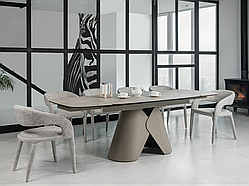 Керамічний стіл Парис TML-997 іджео бежевий + бежевий