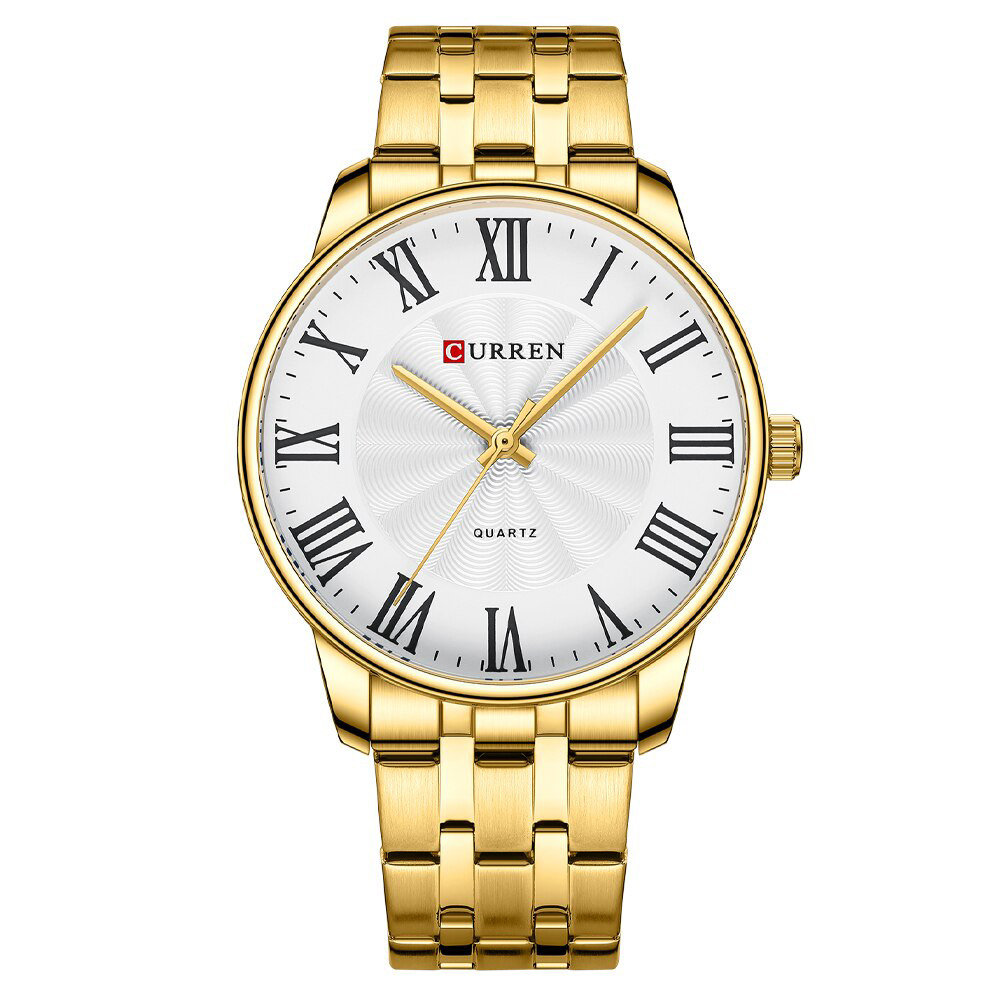 Годинник Куррен 8422 Gold-White