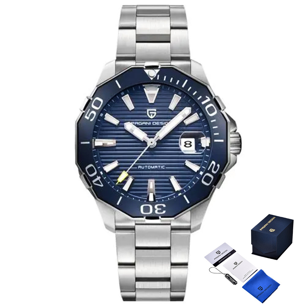 Годинник Пагані Дизайн PD-1617 Silver-Blue