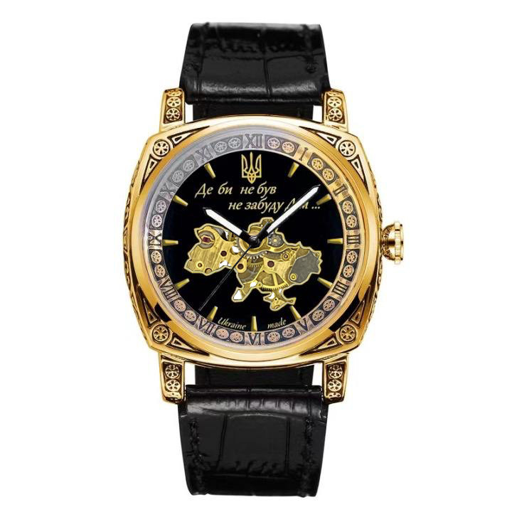 Годинник Авандер021-3D Де би не був Gold-Black