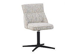 Стілець поворотний R-170 срібний + чорний