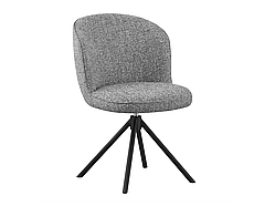 Стілець поворотний R-160 графітовий + чорний