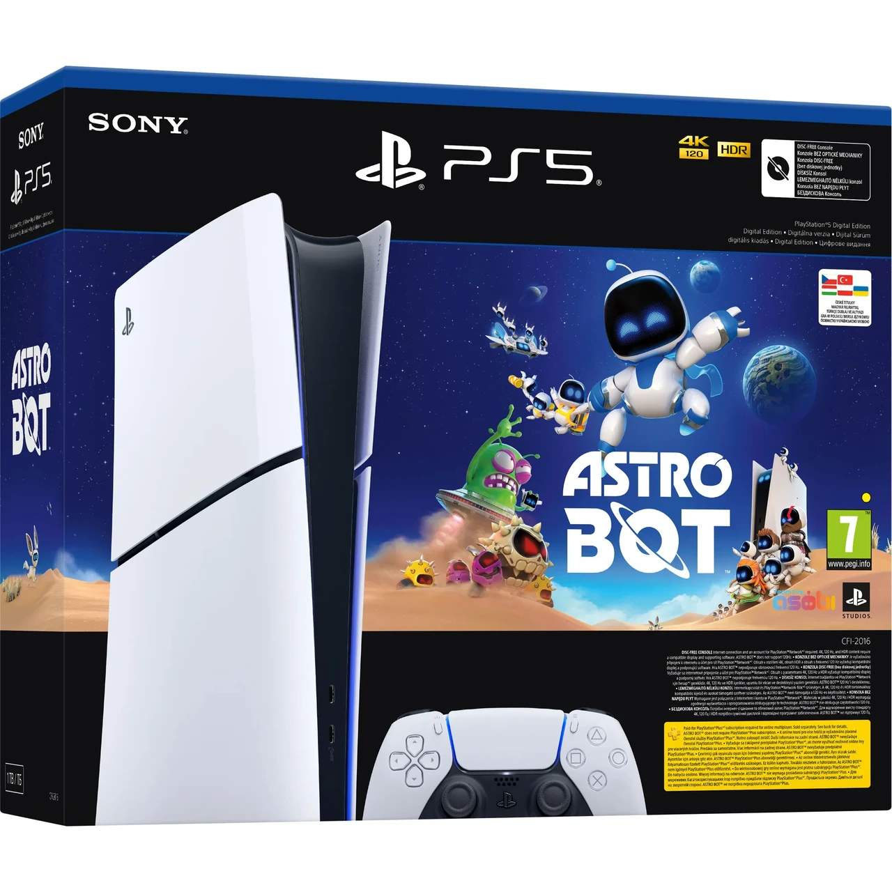 Стаціонарна ігрова приставка Sony PlayStation 5 Slim Digital Edition Astro Bot Bundle (1000044336)