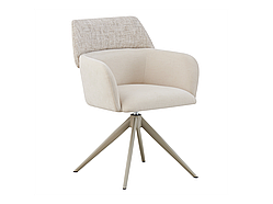 Стілець поворотний R-165 тофу + капучино