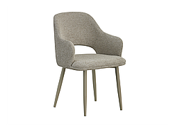 Стілець M-234 натуральний льон + капучино