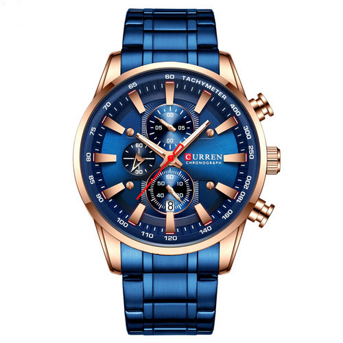 Годинник Куррен 8351 Blue-Cuprum