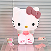 Нічник силіконовий Hello Kitty з пультом TR-12, фото 4