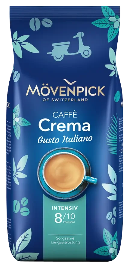 ОРИГІНАЛ! Кава в зернах Movenpick Gusto Italiano 1кг, Німеччина (Movenpick Caffe Crema Gusto Italiano)