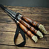 Набір шампурів у колчані з натуральної шкіри «Фауна», фото 2